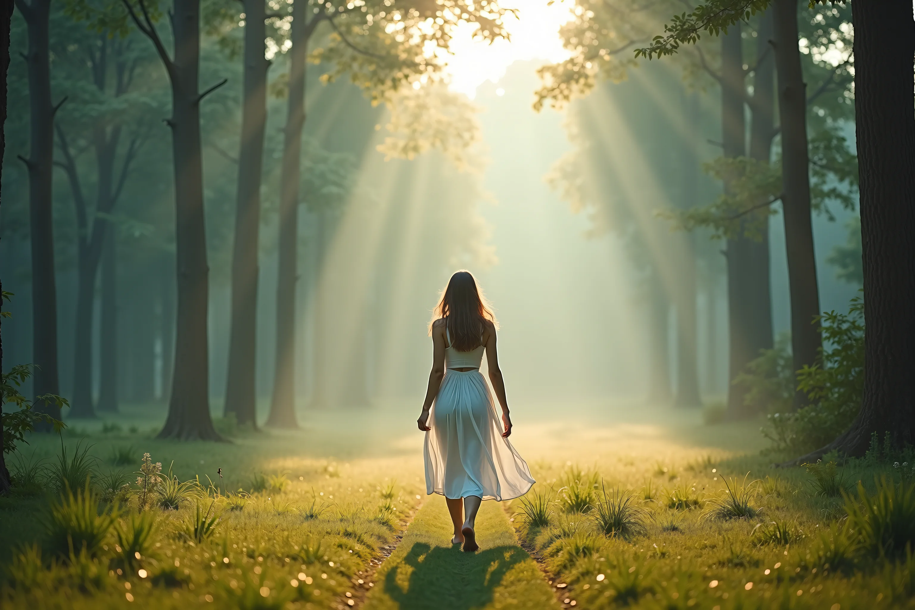 Chůze naboso v přírodě