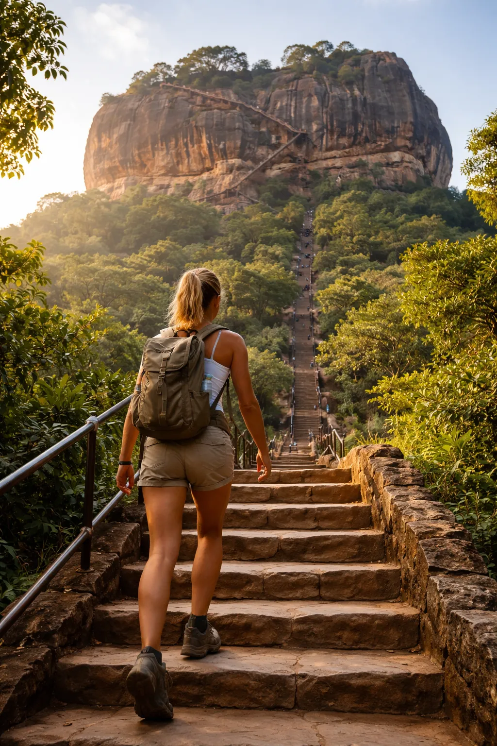 Výstup na Lví skálu Sigiriya